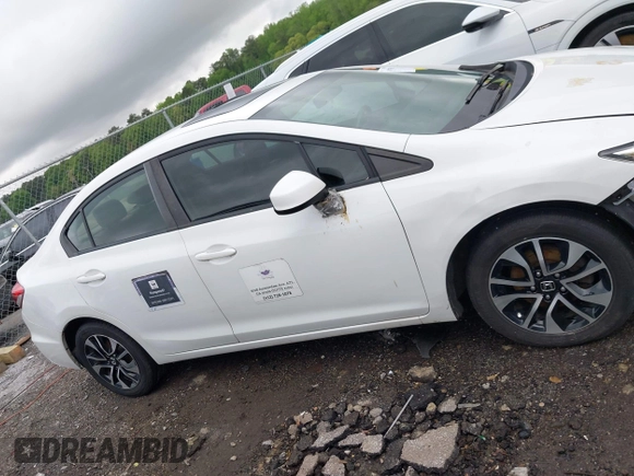 2013 Honda Civic EX-L with VIN 19XFB2F98DE200045, listed as a IAAI auction lot 41975301 with 183,433 mi miles and . Bid and sale history available at DreamBid. Image 13.