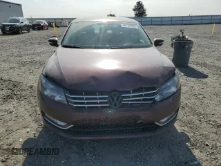 2014 Volkswagen Passat SE with VIN 1VWBN7A32EC088774, listed as a Copart auction lot 60753755 with 124,660 mi miles and Salvage title. Bid and sale history available at DreamBid. Image 5.