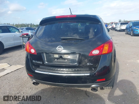 2009 Nissan Murano SL with VIN JN8AZ18U69W101310, listed as a IAAI auction lot 41912974 with 126,321 mi miles and . Bid and sale history available at carsss.com. Image 16.