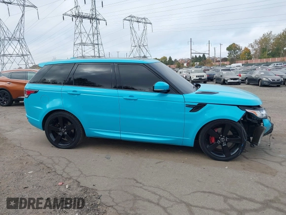 2014 Land Rover Range Rover Sport Autobiography with VIN SALWV2EF1EA310057, listed as a IAAI auction lot 40759009 with 95,888 mi miles. Bid and sale history available at carsss.com. Image 14.