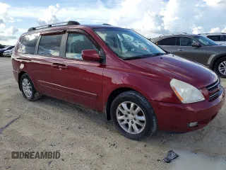 2006 Kia Sedona LX with VIN KNDMB233366016910, listed as a Copart auction lot 73878624 with 0 mi miles and Salvage Title. Bid and sale history available at carsss.com. Image 4.