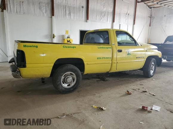 1999 Dodge Ram 2500 with VIN 3B7KC26Z4XM513485, listed as a Copart auction lot 46129105 with 0 mi miles and Salvage Title. Bid and sale history available at carsss.com. Image 3.