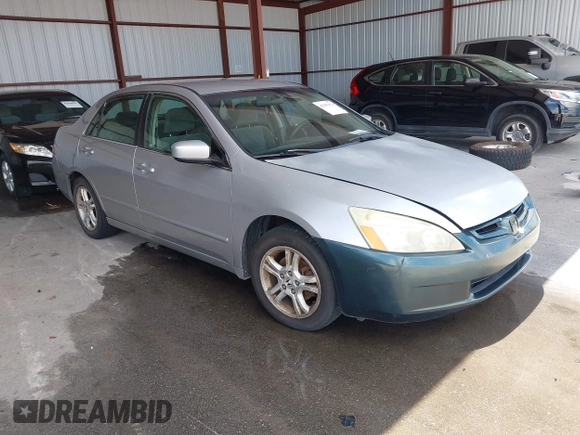 2006 Honda Accord LX SE with VIN 1HGCM55386A161041, listed as a IAAI auction lot 42597974 with 205,240 mi miles and . Bid and sale history available at DreamBid. Image 1.