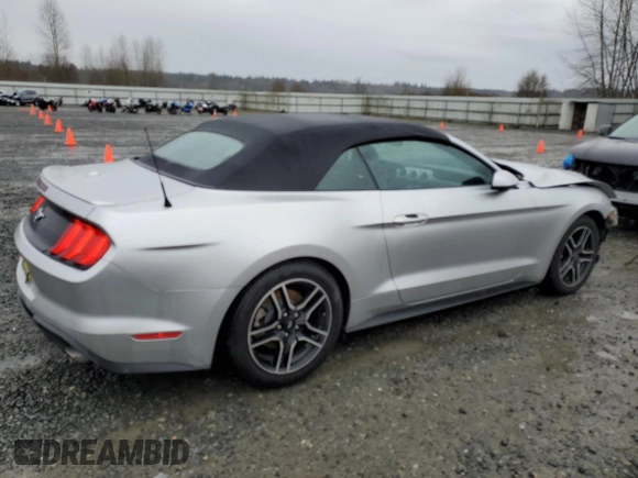 2019 Ford Mustang EcoBoost with VIN 1FATP8UHXK5181563, listed as a Copart auction lot 47330585 with 63,177 mi miles and Salvage Title. Bid and sale history available at carsss.com. Image 3.