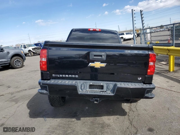 2017 Chevrolet Silverado 1500 LT with VIN 1GCVKREC5HZ338721, listed as a Copart auction lot 47854125 with 0 mi miles and Salvage Title. Bid and sale history available at carsss.com. Image 6.