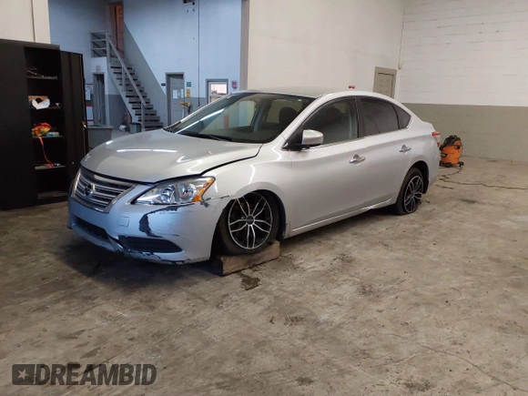 2014 Nissan Sentra S with VIN 3N1AB7AP6EY299710, listed as a IAAI auction lot 41505297 with 124,994 mi miles and . Bid and sale history available at DreamBid. Image 17.