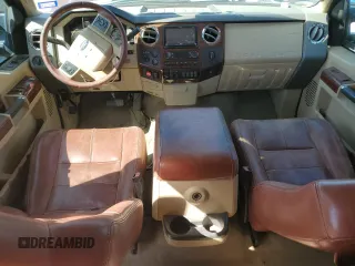 2008 Ford F-250 XL with VIN 1FTSW21R28EC23591, listed as a Copart auction lot 52433965 with 119,669 mi miles and Salvage title. Bid and sale history available at DreamBid. Image 8.