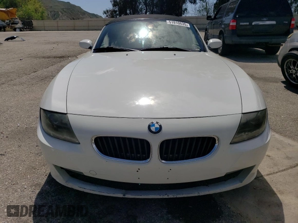 2007 BMW Z4 3.0i with VIN 4USBU33587LW70632, listed as a Copart auction lot 51910635 with 198,700 mi miles and Clean Title. Bid and sale history available at carsss.com. Image 5.