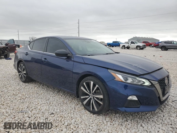 2021 Nissan Altima 2.5 SR with VIN 1N4BL4CV8MN383991, listed as a Copart auction lot 48206975 with 74,567 mi miles and Salvage Title. Bid and sale history available at carsss.com. Image 4.