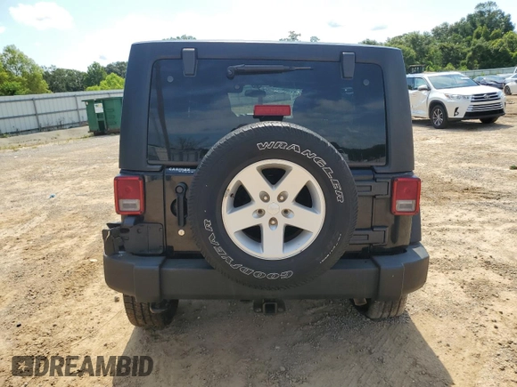 2018 Jeep Wrangler JK Unlimited Sport S with VIN 1C4BJWDG3JL906904, listed as a Copart auction lot 62789794 with 73,464 mi miles and Salvage Title. Bid and sale history available at carsss.com. Image 6.