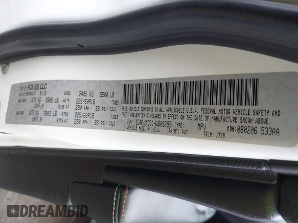 2017 Jeep Cherokee Latitude с VIN 1C4PJMCS1HW509295, выставлен на аукционе IAAI как лот 41909890 с пробегом 97 947 миль миль и . История ставок и продаж доступна на DreamBid. Изображение 9.
