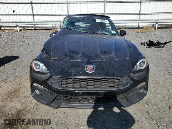 2018 FIAT 124 Spider Abarth z VIN JC1NFAEK0J0136955, wystawiony jako Copart lot #78896054 z przebiegiem 18 888 mil mil oraz Szkoda całkowita • Salvage title. Historia ofert i sprzedaży dostępna na DreamBid. Obrazek 5.