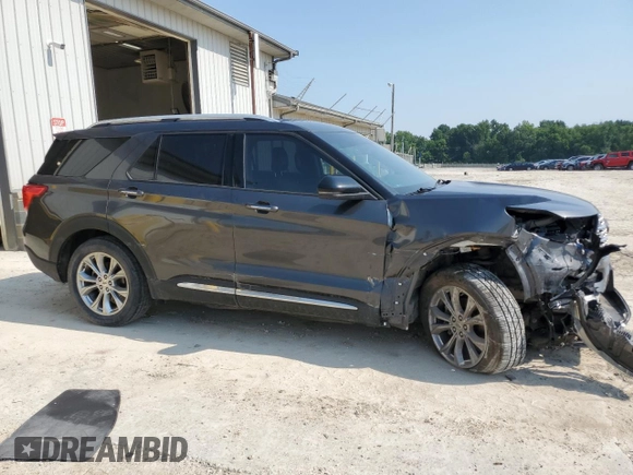 2020 Ford Explorer Limited with VIN 1FMSK8FH0LGB83132, listed as a Copart auction lot 60361585 with 78,479 mi miles and Salvage title. Bid and sale history available at DreamBid. Image 4.