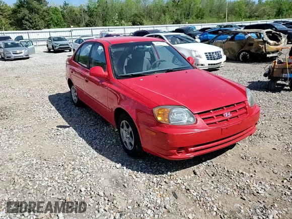 2005 Hyundai Accent GLS with VIN KMHCG45C15U592443, listed as a Copart auction lot 52291025 with 142,263 mi miles and Salvage Title. Bid and sale history available at carsss.com. Image 11.