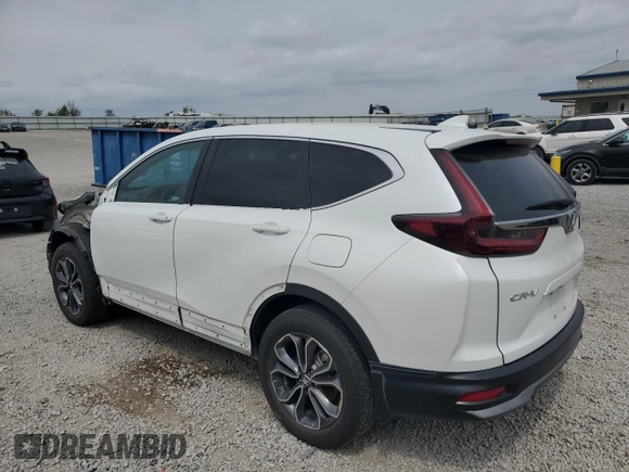 2022 Honda CR-V EX with VIN 7FARW2H52NE032060, listed as a Copart auction lot 53741865 with 42,488 mi miles and Salvage Title. Bid and sale history available at carsss.com. Image 2.