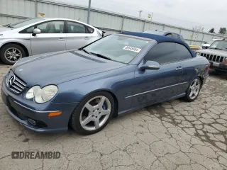 2005 Mercedes-Benz CLK 500 with VIN WDBTK75G15T043241, listed as a Copart auction lot 80848954 with 111,442 mi miles and Salvage Title. Bid and sale history available at DreamBid. Image 1.