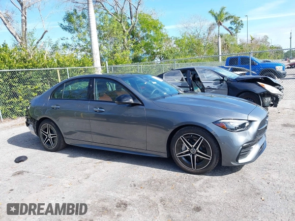 2024 Mercedes-Benz C 300 with VIN W1KAF4HB7RR232142, listed as a IAAI auction lot 41155995 with 1,109 mi miles and . Bid and sale history available at DreamBid. Image 13.