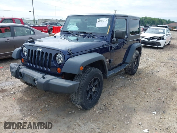 2013 Jeep Wrangler Sport with VIN 1C4AJWAG2DL505655, listed as a IAAI auction lot 42557213 with 185,502 mi miles and . Bid and sale history available at DreamBid. Image 2.