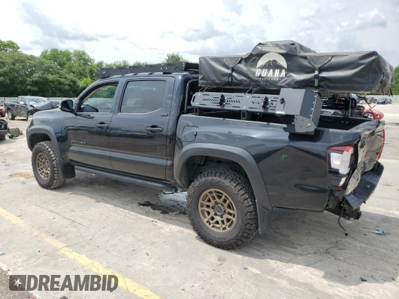 2022 Toyota Tacoma SR with VIN 3TMCZ5AN7NM477331, listed as a Copart auction lot 59991105 with 40,057 mi miles and Salvage title. Bid and sale history available at DreamBid. Image 2.