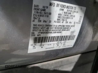 2020 Ford Explorer XLT with VIN 1FMSK8DH0LGB16050, listed as a Copart auction lot 52602235 with 120,680 mi miles and Clean Title. Bid and sale history available at DreamBid. Image 14.