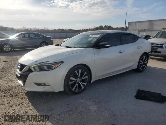 2016 Nissan Maxima SL with VIN 1N4AA6AP5GC435613, listed as a Copart auction lot 50929985 with 112,030 mi miles and Salvage Title. Bid and sale history available at DreamBid. Image 1.