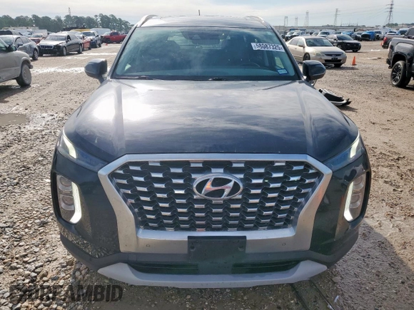 2020 Hyundai Palisade SEL with VIN KM8R34HE4LU145055, listed as a Copart auction lot 58087325 with 77,074 mi miles and Salvage title. Bid and sale history available at DreamBid. Image 5.