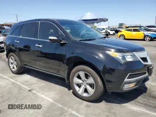 2012 Acura MDX with VIN 2HNYD2H2XCH541172, listed as a Copart auction lot 57385275 with 152,437 mi miles and Salvage title. Bid and sale history available at DreamBid. Image 4.