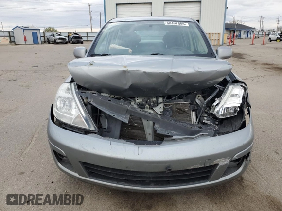 2010 Nissan Versa 1.8 SL with VIN 3N1BC1CP4AL353069, listed as a Copart auction lot 50407665 with 146,768 mi miles and Salvage Title. Bid and sale history available at carsss.com. Image 5.