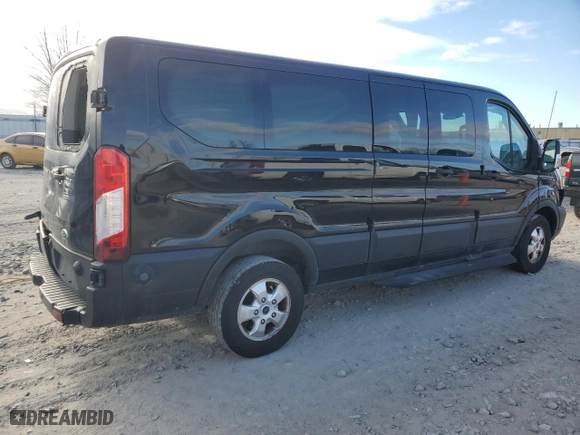 2019 Ford Transit Passenger Wagon XL with VIN 1FBZX2ZM5KKA77799, listed as a Copart auction lot 86916184 with 152,833 mi miles and Salvage Title. Bid and sale history available at carsss.com. Image 3.