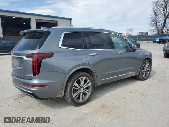2022 Cadillac XT6 Premium Luxury with VIN 1GYKPCRS5NZ114583, listed as a Copart auction lot 46507155 with 70,506 mi miles and Salvage title. Bid and sale history available at DreamBid. Image 3.