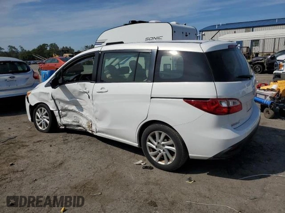 2012 Mazda 5 Sport with VIN JM1CW2BL0C0134154, listed as a Copart auction lot 65364604 with 107,241 mi miles and Salvage Title. Bid and sale history available at DreamBid. Image 2.