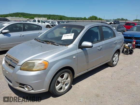 2007 Chevrolet Aveo LT with VIN KL1TG56667B135054, listed as a IAAI auction lot 42286340 with 101,328 mi miles and . Bid and sale history available at DreamBid. Image 2.