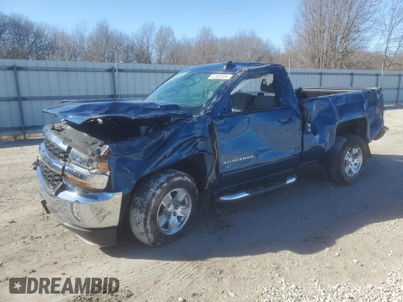 2018 Chevrolet Silverado 1500 with VIN 1GCNCREH8JZ254360, listed as a Copart auction lot 42664504 with 73,250 mi miles and Salvage Title. Bid and sale history available at DreamBid. Image 1.