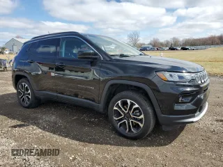 2022 Jeep Compass High Altitude z VIN 3C4NJDCB5NT224544, wystawiony jako Copart lot #49368335 z przebiegiem 18 094 mil mil oraz Szkoda całkowita • Salvage title. Historia ofert i sprzedaży dostępna na DreamBid. Obrazek 4.