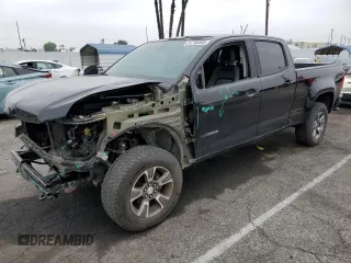2019 Chevrolet Colorado 2WD Z71 with VIN 1GCGSDEN8K1301195, listed as a Copart auction lot 54795005 with 77,160 mi miles and Salvage title. Bid and sale history available at DreamBid. Image 1.