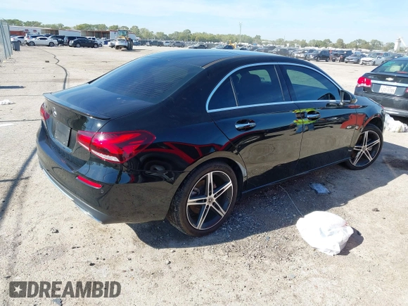 2021 Mercedes-Benz A 220 with VIN W1K3G4EB1MJ254820, listed as a IAAI auction lot 40839947 with 49,313 mi miles and . Bid and sale history available at DreamBid. Image 4.