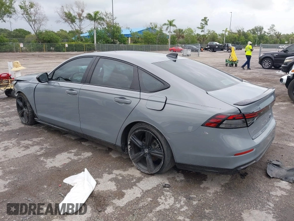 2023 Honda Accord Sport-L with VIN 1HGCY2F72PA053505, listed as a IAAI auction lot 42603967 with 38,944 mi miles and . Bid and sale history available at DreamBid. Image 3.