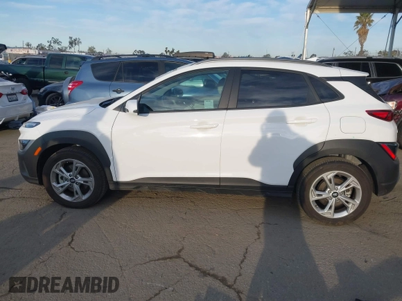 2023 Hyundai Kona SEL with VIN KM8K3CAB8PU055554, listed as a IAAI auction lot 41828652 with 11,323 mi miles and . Bid and sale history available at DreamBid. Image 14.