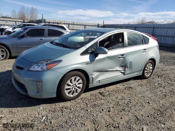 2015 Toyota Prius Plug-In Advanced with VIN JTDKN3DP6F3073934, listed as a Copart auction lot 47550145 with 102,948 mi miles and Salvage Title. Bid and sale history available at carsss.com. Image 1.