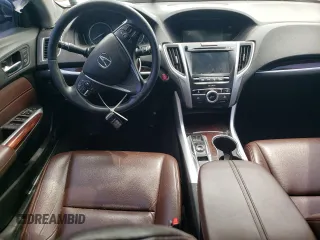2017 Acura TLX V6 with VIN 19UUB2F30HA005909, listed as a Copart auction lot 61299515 with 144,648 mi miles and Salvage title. Bid and sale history available at DreamBid. Image 8.