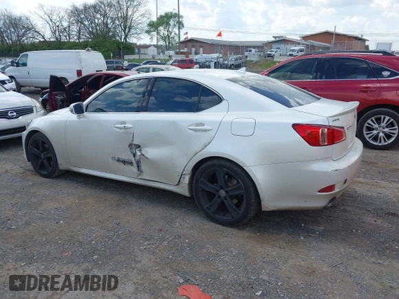 2011 Lexus IS 250 with VIN JTHBF5C24B5133687, listed as a IAAI auction lot 42013015 with 116,939 mi miles. Bid and sale history available at carsss.com. Image 14.