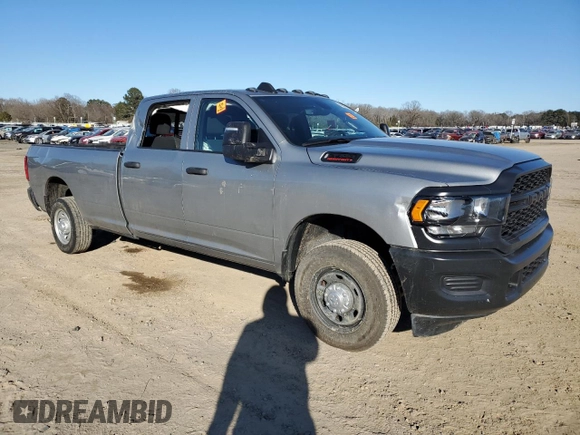 2023 Ram 2500 Tradesman with VIN 3C6UR4HJXPG609783, listed as a Copart auction lot 42045825 with 44,477 mi miles and Salvage Title. Bid and sale history available at carsss.com. Image 4.