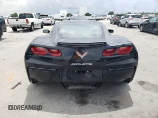 2017 Chevrolet Corvette 3LT with VIN 1G1YF2D71H5108025, listed as a Copart auction lot 61598184 with 42,167 mi miles and Salvage Title. Bid and sale history available at carsss.com. Image 6.