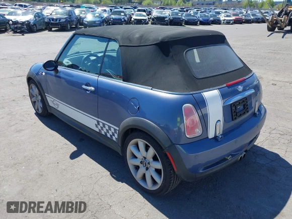 2005 MINI Convertible S with VIN WMWRH335X5TK55816, listed as a IAAI auction lot 42058070 with 105,208 mi miles and . Bid and sale history available at DreamBid. Image 3.