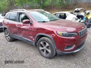 2019 Jeep Cherokee Limited with VIN 1C4PJMDX3KD235353, listed as a IAAI auction lot 42356341 with 104,109 mi miles and . Bid and sale history available at DreamBid. Image 1.