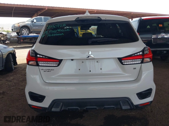 2020 Mitsubishi Outlander ES with VIN JA4AR3AU0LU007700, listed as a IAAI auction lot 42644182 with 52,596 mi miles and . Bid and sale history available at DreamBid. Image 16.