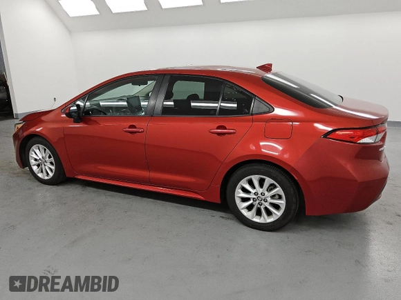 2020 Toyota Corolla LE with VIN 5YFHPRAEXLP020747, listed as a Copart auction lot 53922555 with 104,534 mi miles and Clean Title. Bid and sale history available at carsss.com. Image 2.