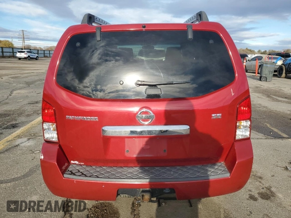 2009 Nissan Pathfinder S with VIN 5N1AR18B29C610236, listed as a Copart auction lot 80888394 with 145,495 mi miles and Salvage Title. Bid and sale history available at carsss.com. Image 6.