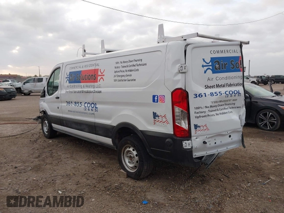 2023 Ford Transit Cargo with VIN 1FTYE1Y82PKB92413, listed as a IAAI auction lot 41702808 with 20,144 mi miles and . Bid and sale history available at DreamBid. Image 3.