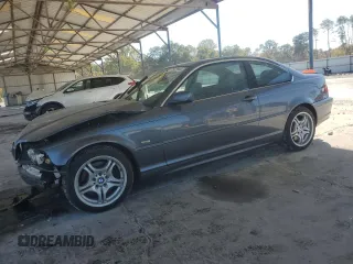 2002 BMW 3 Series 330Ci with VIN WBABN53452PH00919, listed as a Copart auction lot 77502044 with 142,226 mi miles and Salvage Title. Bid and sale history available at carsss.com. Image 1.